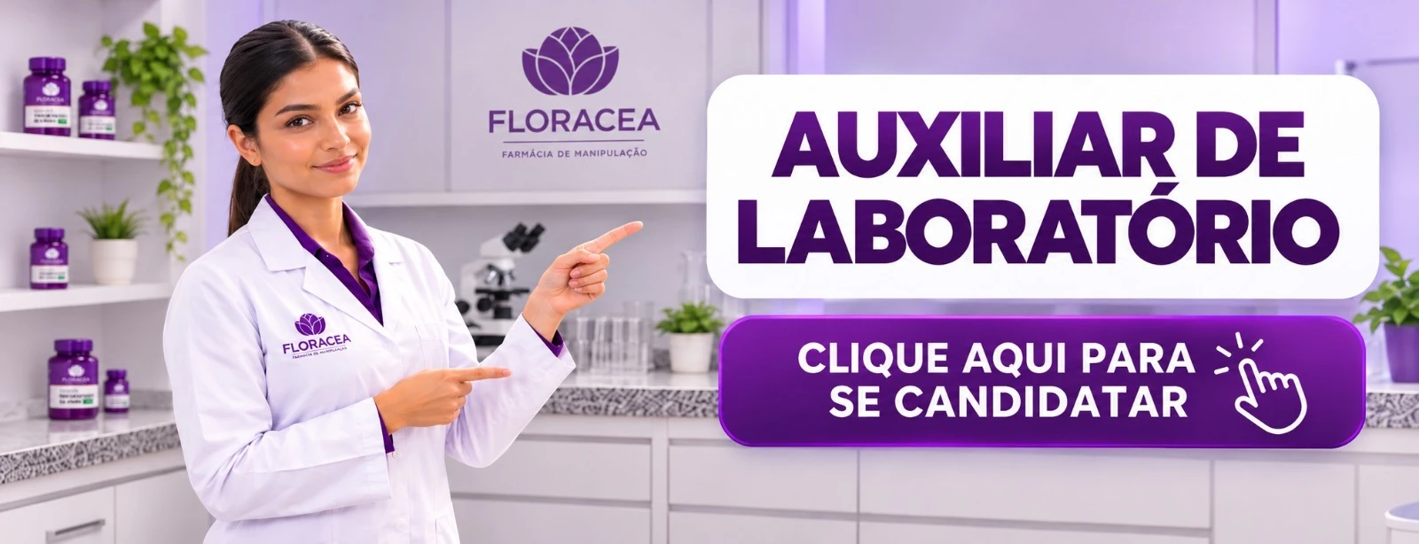 Vaga de Auxiliar de Laboratório